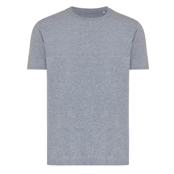 Iqoniq Brett unisex kratka majica od recikliranog pamuka - iqoniq light heather navy 
