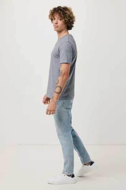 Iqoniq Brett recycled cotton t-shirt - iqoniq light heather navy 