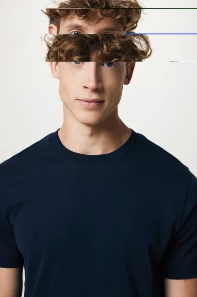 Iqoniq Brett recycled cotton t-shirt - iqoniq blue 