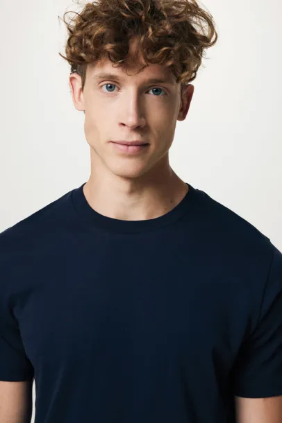 Iqoniq Brett recycled cotton t-shirt - iqoniq blue 