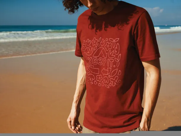 Iqoniq Brett recycled cotton t-shirt - iqoniq Red 