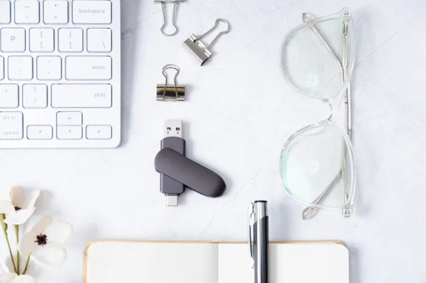 Gigax OTG USB flash drive Dark grey