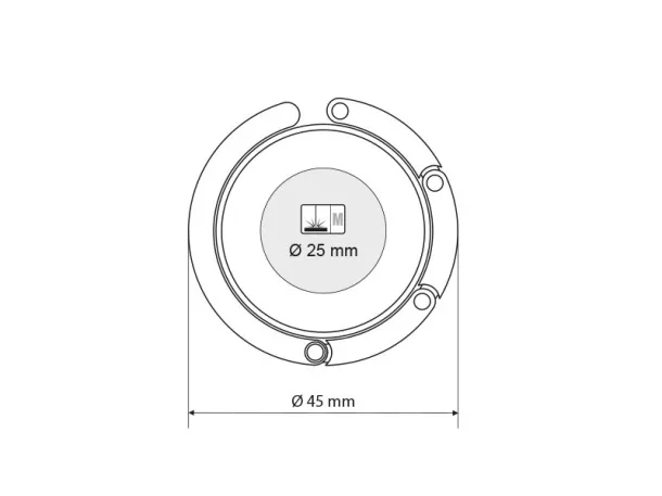 MADAM bag hanger Sjajni metal