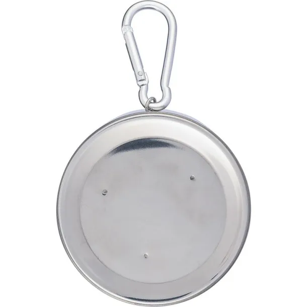  Foldable travel mug 220 ml Srebrna