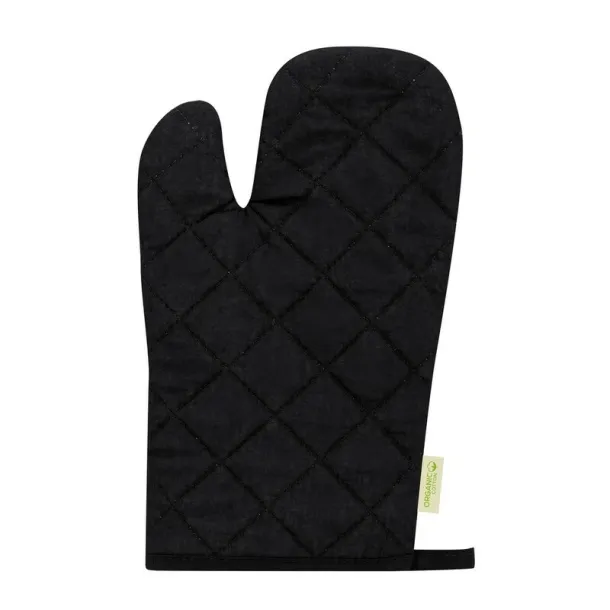  Organic cotton kitchen glove Crna