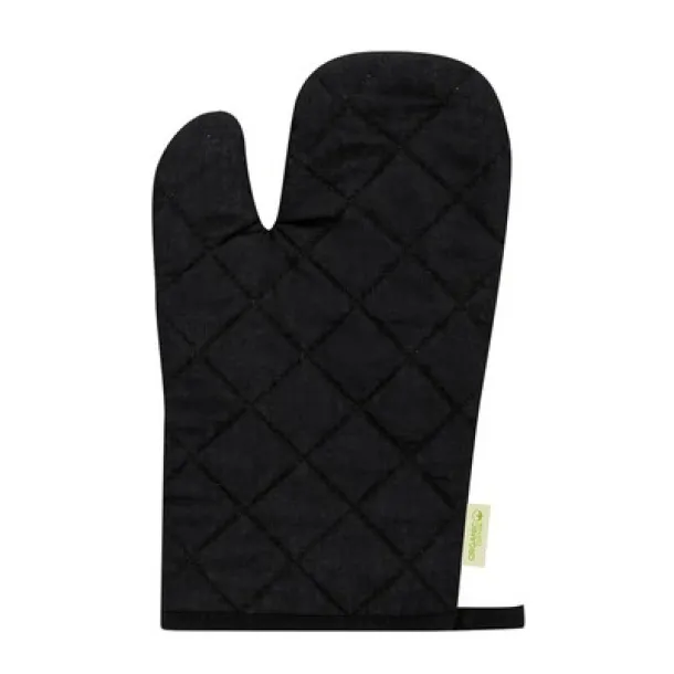  Organic cotton kitchen glove black