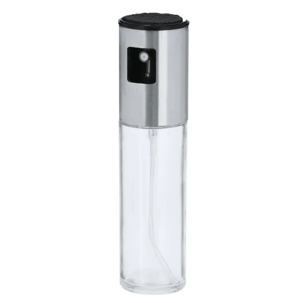  Glass dispenser with spray Srebrna