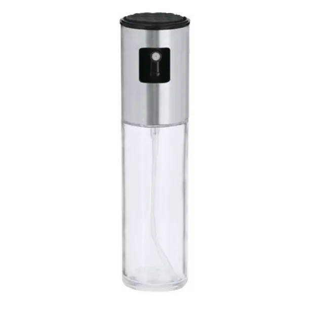  Glass dispenser with spray Srebrna