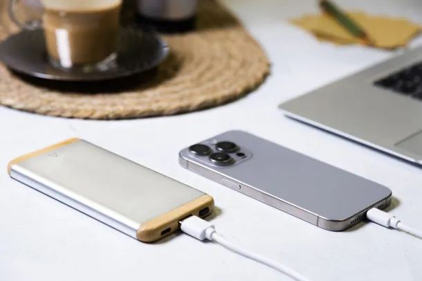 Ralubo Five prijenosna baterija, 5 000 mAh Srebrna