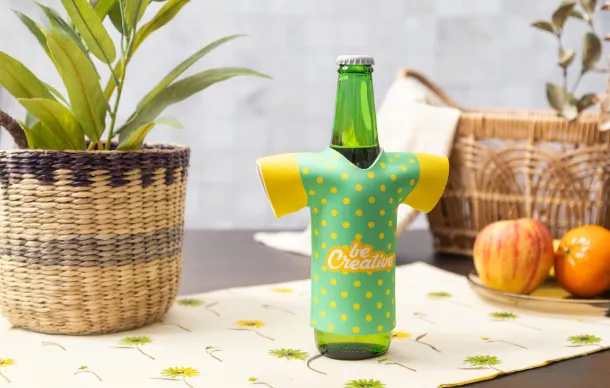 PrintBeer RPET omotač za hlađenje pivske boce Bijela