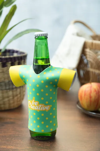 PrintBeer RPET omotač za hlađenje pivske boce Bijela