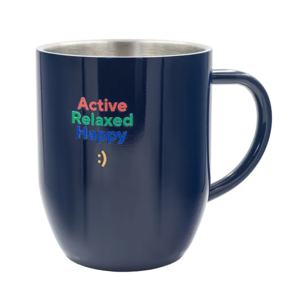 DAY stainless steel thermo mug 380 ml Dark Blue