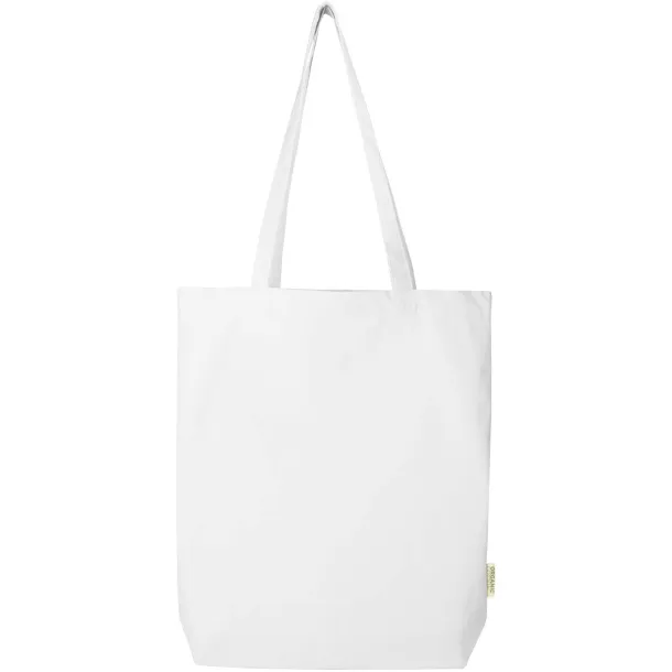 Orissa 270 g/m² organic tote bag 10L White