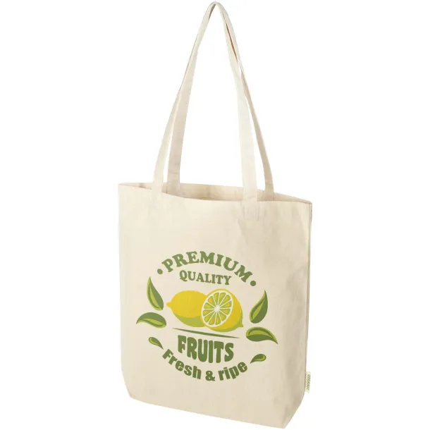 Orissa 270 g/m² organic tote bag 10L Natural