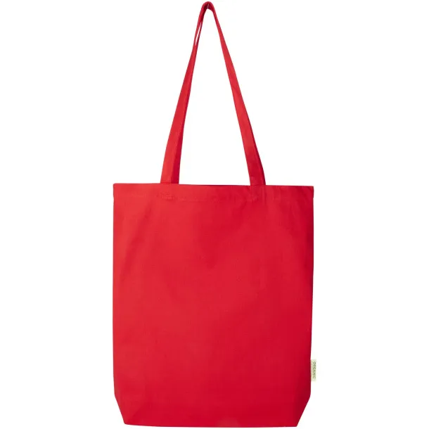 Orissa 270 g/m² organic tote bag 10L Red