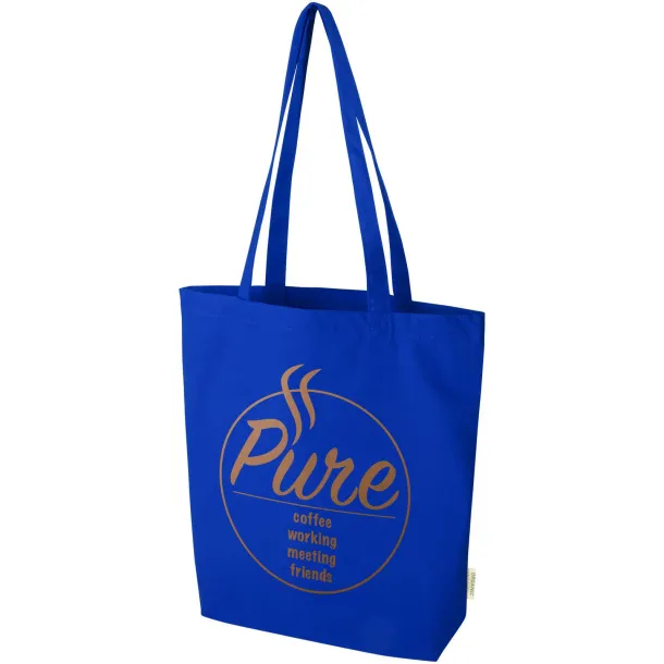 Orissa 270 g/m² organic tote bag 10L Royal blue