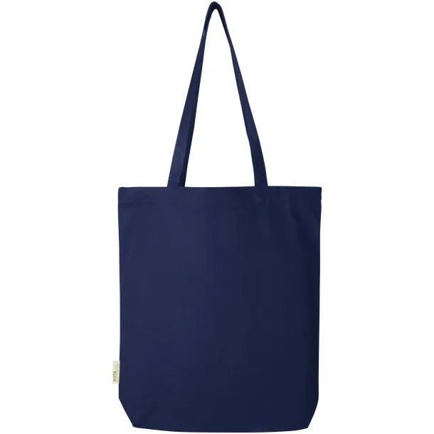 Orissa 270 g/m² organic tote bag 10L Navy Blue