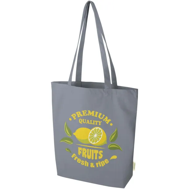 Orissa 270 g/m² organic tote bag 10L Grey