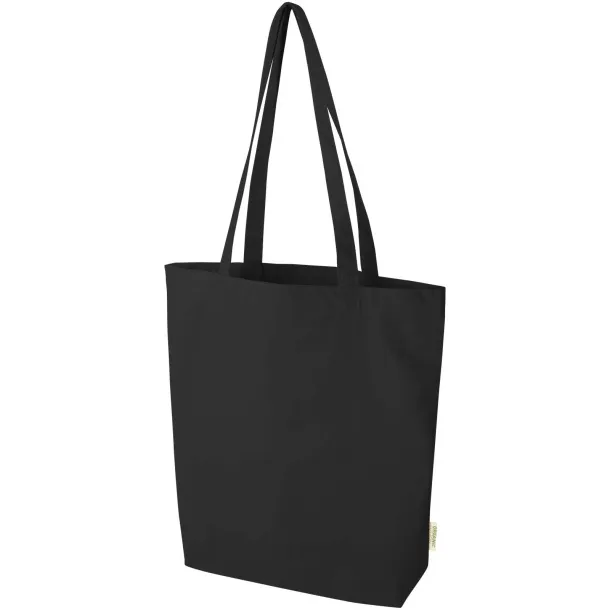 Orissa 270 g/m² organic tote bag 10L Solid black