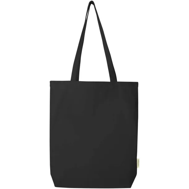 Orissa 270 g/m² organic tote bag 10L Solid black