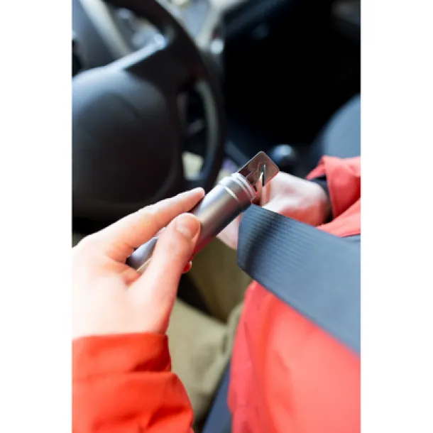 Malli Emergency torch, seat belt cutter, safety hammer graphite