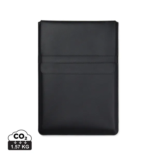 VINGA Timo PU RCS RPET 16" laptop sleeve - Vinga Black 