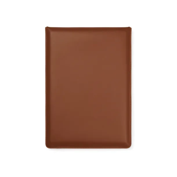 VINGA Timo PU RCS RPET 16" laptop sleeve - Vinga brown 
