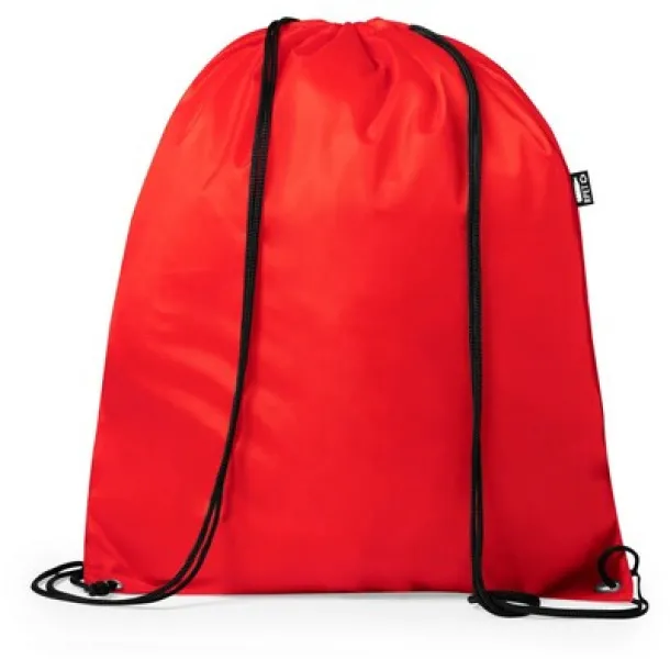  RPET drawstring bag Crvena