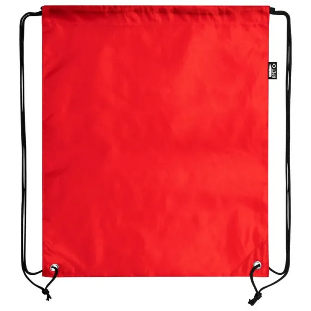  RPET drawstring bag Crvena