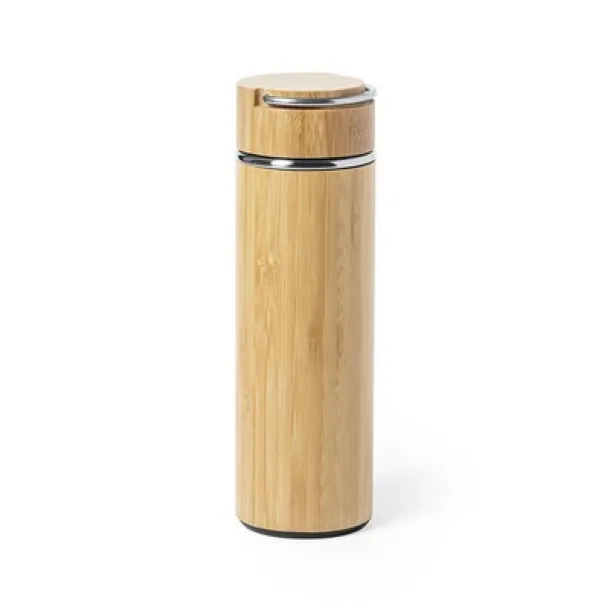  Bamboo vacuum flask 410 ml light brown