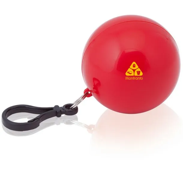  Poncho in ball, children size red