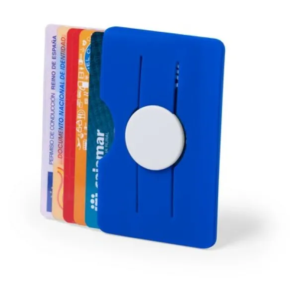  Phone holder, credit card holder blue