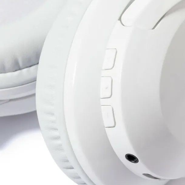  ANC wireless headphones, foldable white