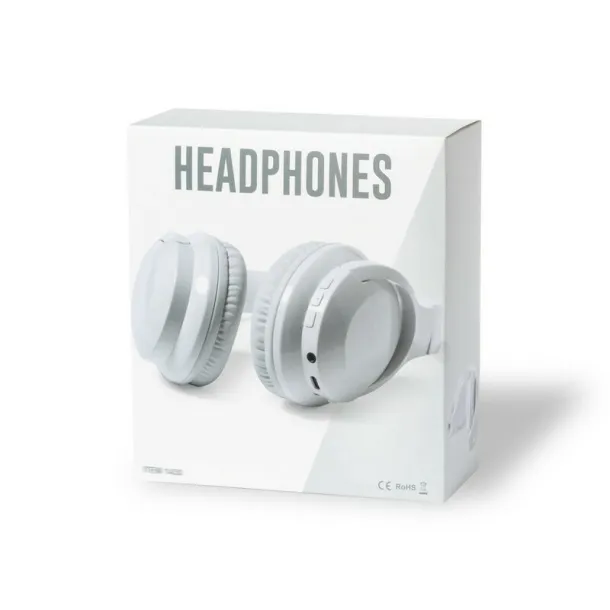  ANC wireless headphones, foldable white