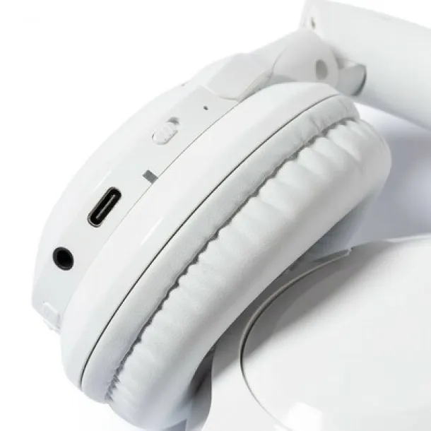  ANC wireless headphones, foldable white