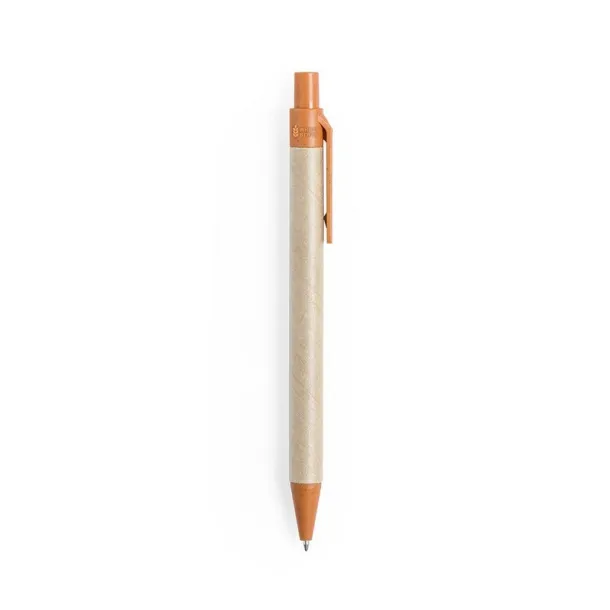  Recycled cardboard ball pen Narančasta