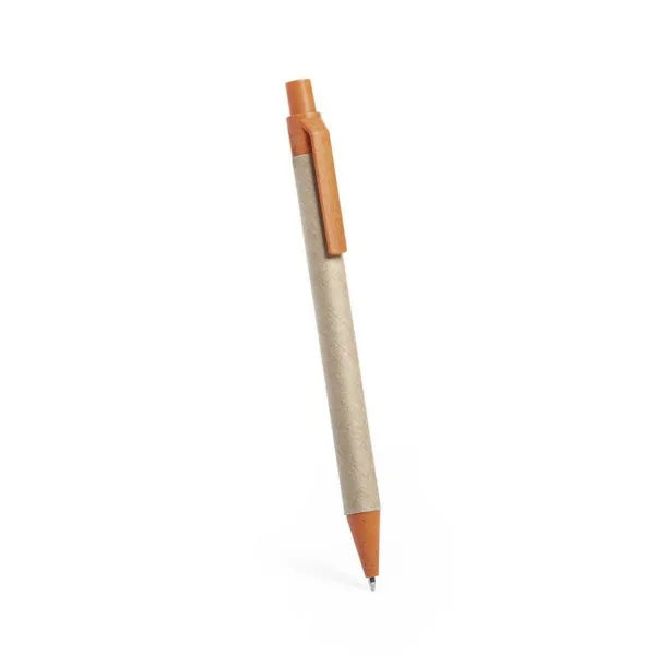  Recycled cardboard ball pen Narančasta