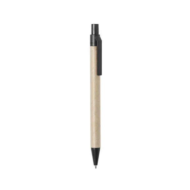  Recycled cardboard ball pen Crna