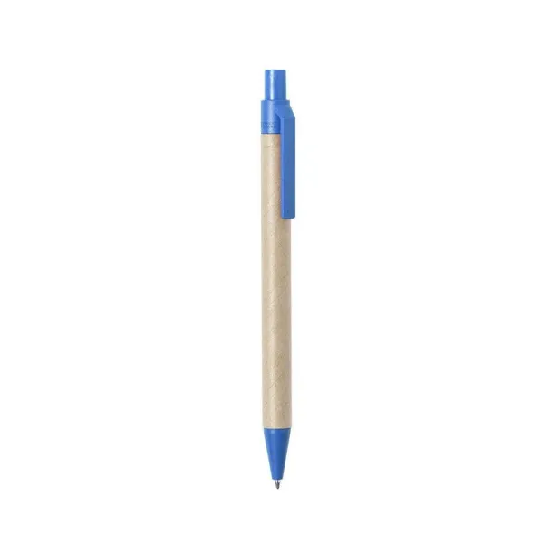 Recycled cardboard ball pen Plava