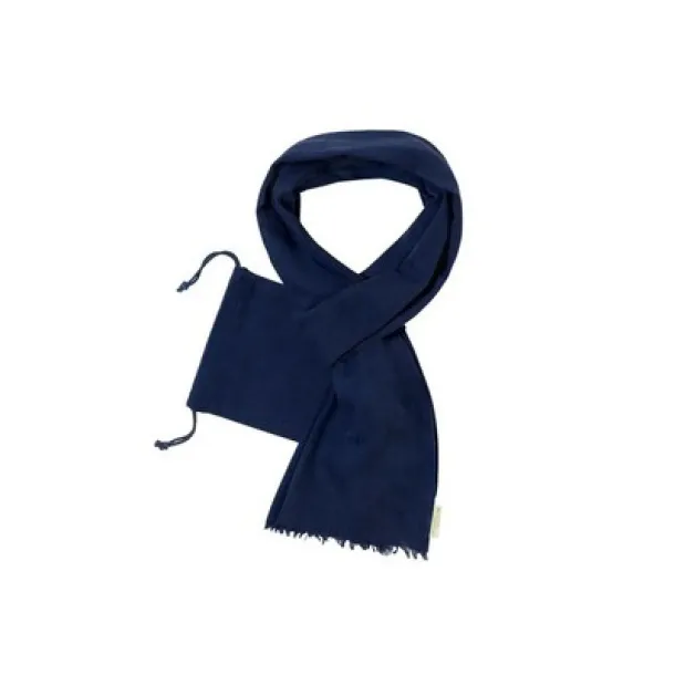  Organic cotton scarf Mornarski plava