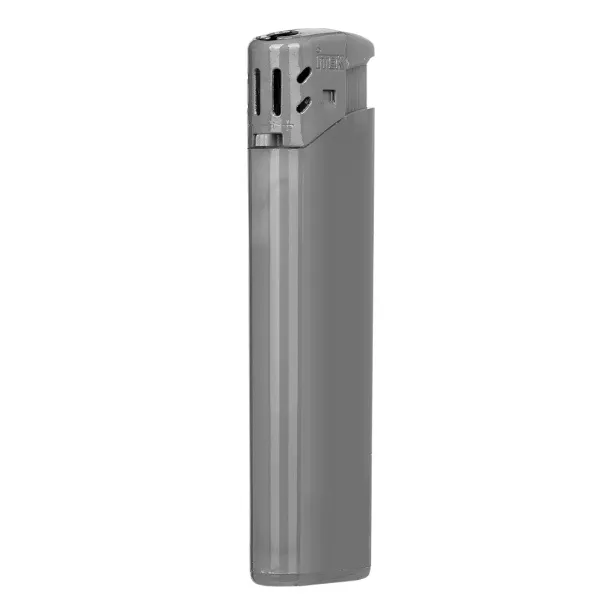 ISCRA electronic plastic lighter - ITEK Silver