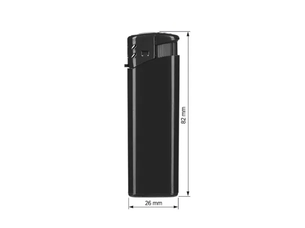 ISCRA electronic plastic lighter - ITEK Black