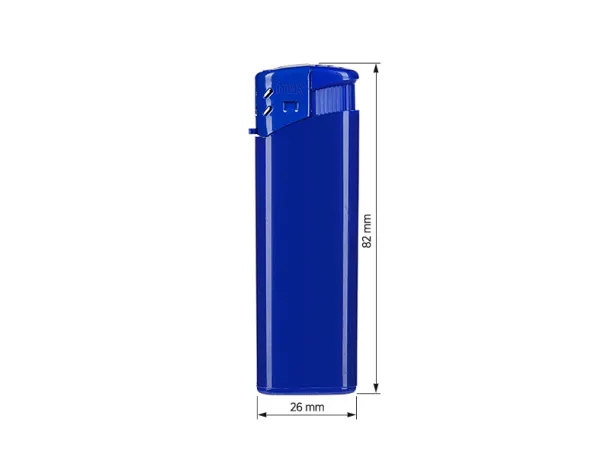 ISCRA electronic plastic lighter - ITEK Blue