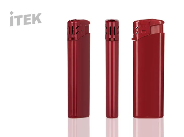 ISCRA electronic plastic lighter - ITEK Red