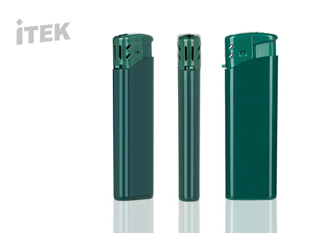 ISCRA electronic plastic lighter - ITEK Green