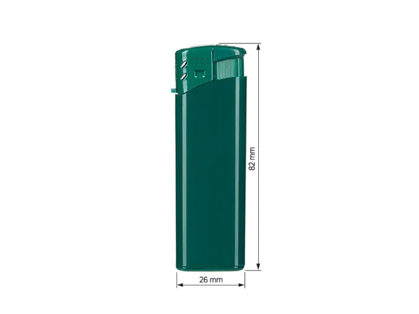 ISCRA electronic plastic lighter - ITEK Green