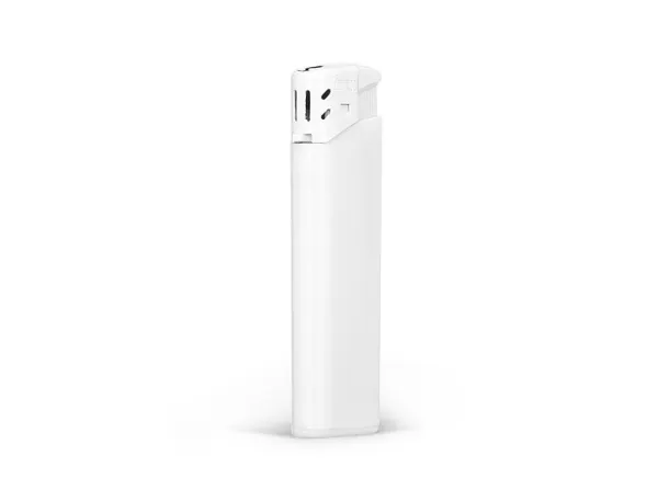 ISCRA electronic plastic lighter - ITEK White