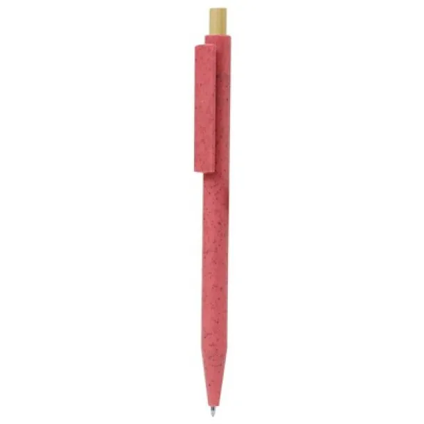  Wheat straw ball pen Crvena