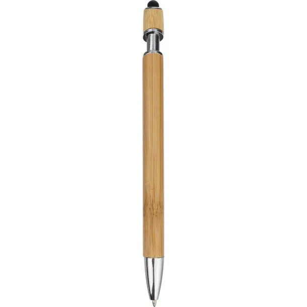  Bamboo ball pen, touch pen Crna