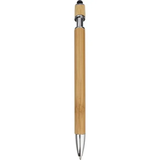  Bamboo ball pen, touch pen Crna